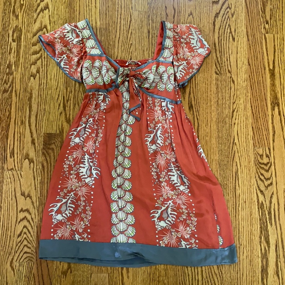 Nanette Lepore silk babydoll dress